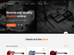 Guitar App Landing Page