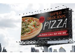 реклама доставки пиццы