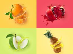 Обработка фото фруктов в Photoshop