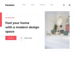 Сайт лендинг Furniutr