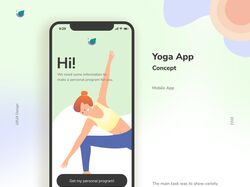 Yoga Application for mobile
