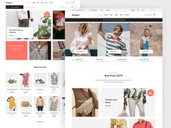 Shopper - дизайн сайту для онлайн-магазину