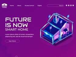Адаптивная верстка Landing Page Smart Home