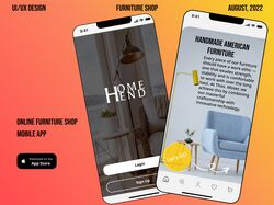 Furniture Mobile App Design