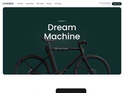 Landing Page Bike Shop