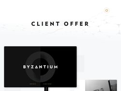 Byzantium portfolio | cliet offer