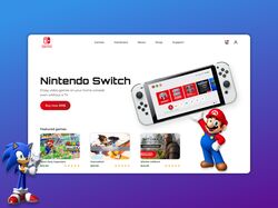 First sale screen Nintendo Switch