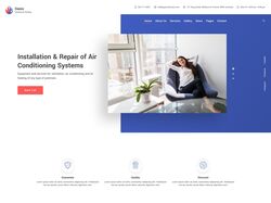Дизайн сайта по обслуживанию сплит-систем