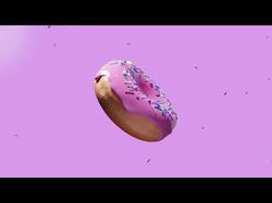 3D анимация пончика