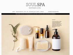 Адаптивная верстка Landing Page Spa Soul