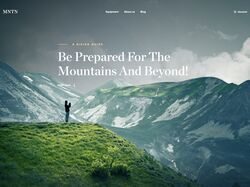 Mountain Landing Page