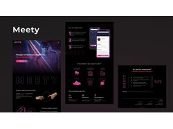 MEETY Landing page