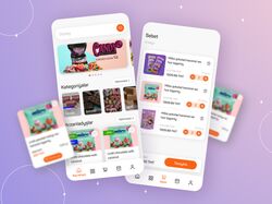 Дизайн мобильного приложения candy shop