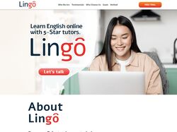 Сайт онлайн курсов Английского языка Lingo