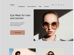 Design sunglasses website
