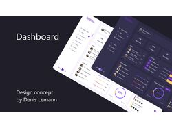 Дизайн дашборд для онлайн школы в двух темах