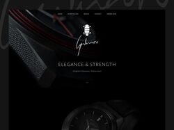 Дизайн сайта для продажи люксовых часов