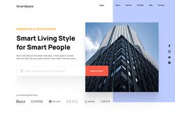 Адаптивная вёрстка landing page RealEstate