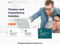 Адаптивная вёрстка landing page Relvise