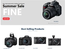 Cameras shop: Next.js, Stripe payments, Sanity CMS