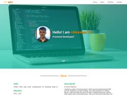 Личный сайт портфолио