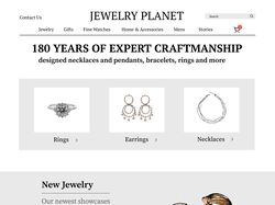Landing page для магазина прикрас