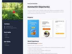 Адаптивная верстка сайта (Front-End: HTML,CSS, JS)