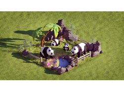 Zoo match 3 game (model + render)