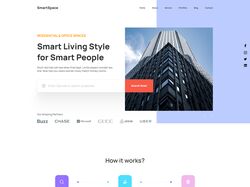 Адаптивная верстка сайта "SmartSpace"