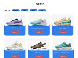 Дизайн сайта Nike