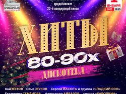 Баннер "Хиты 80-90"