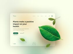 Дизайн первой страницы сайта