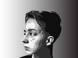 Векторный портрет / Vector portrait