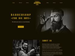 Лендинг Barbershop