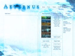 Сайт игровой гильдии WoW, page 1