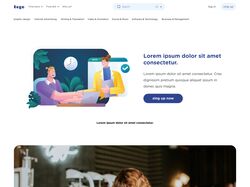 Отзывчивая вёрстка landing page Job