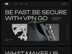 Дизайн сайта VPN