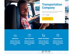 Transportation company Верстка