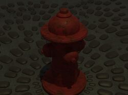 The red hydrant
