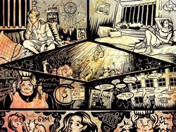 Обложка альбома «рейв «и комиксы к синглам