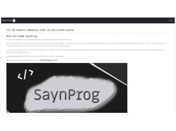 Сайт SaynProg