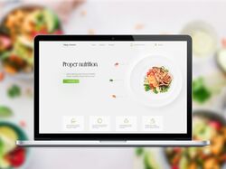 Landing page for proper nutrition delivery
