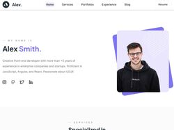 AlexSmith. HTML, CSS, JAVASCRIPT.