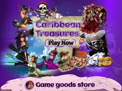 Дизайн  для игры "Caribbean Treasures"