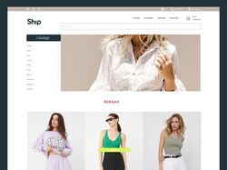 Сайт магазина одежды