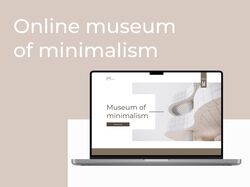 Сайт для Музея в стиле минимализм (Figma)