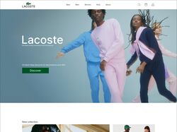 Lacoste - Website redesign 2023