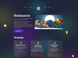 Landing page Tokens project