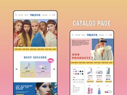 WEBSITE FOR A COSMETIC BRAND YOLISTA