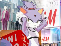 Blaze&Uniqlo каллаж